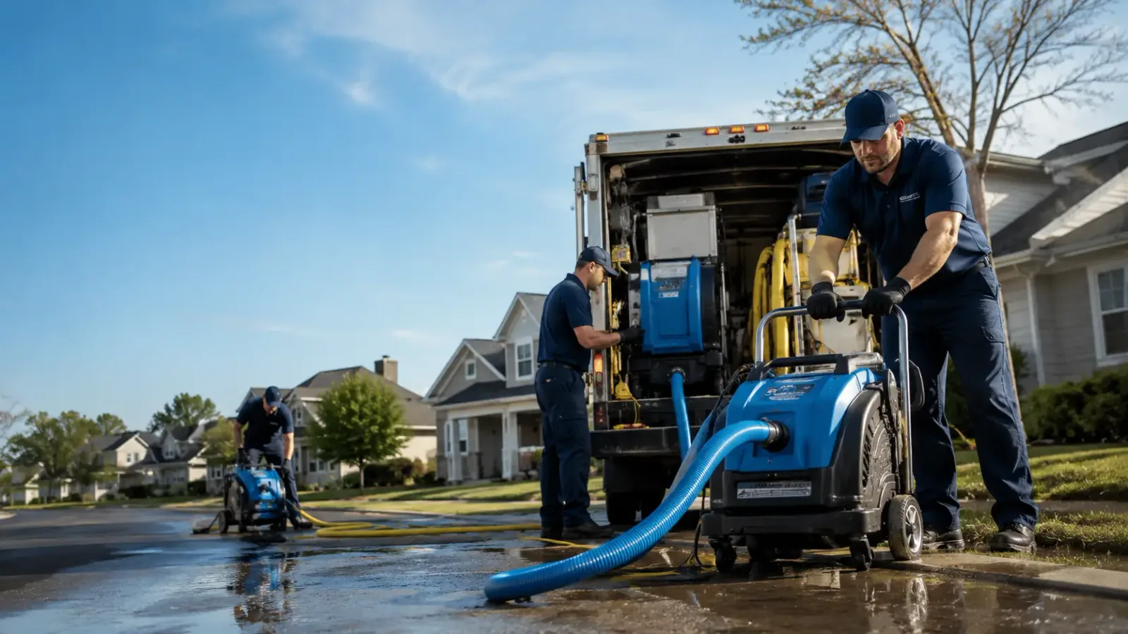 Flood Damage Cleanup in Wood, PA